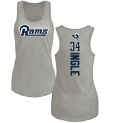 Tanner Ingle Women's Los Angeles Rams Backer Tank Top - Ash