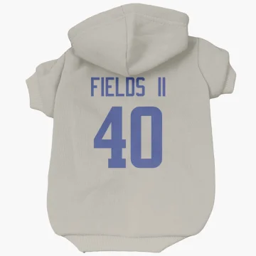 Tony Fields II Los Angeles Rams   Bone Dog & Cat Pet Hoodie