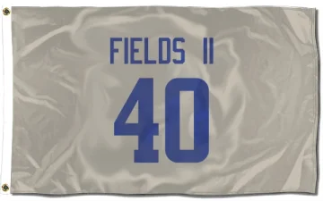 Tony Fields II Los Angeles Rams   Bone Flag (3 X 5)