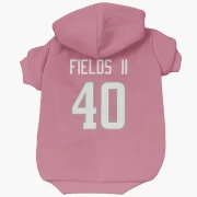 Tony Fields II Los Angeles Rams  Dog & Cat Pet Hoodie - Pink