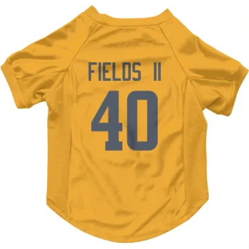 Tony Fields II Los Angeles Rams  Dog & Cat Pet Jersey - Gold