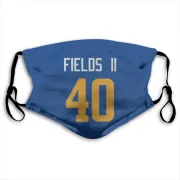 Tony Fields II Los Angeles Rams   Royal  Face Mask - Gold