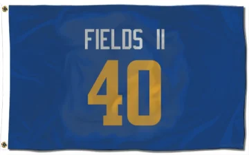 Tony Fields II Los Angeles Rams   Royal  Flag (3 X 5) - Gold