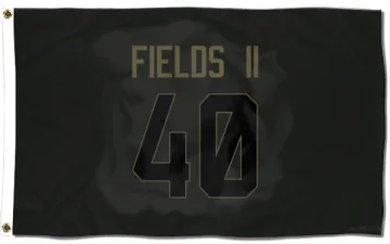 Tony Fields II Los Angeles Rams  Service Flag (3 X 5) - Black