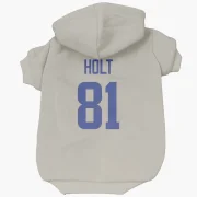 Torry Holt Los Angeles Rams   Bone Dog & Cat Pet Hoodie