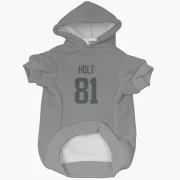 Torry Holt Los Angeles Rams  Dog & Cat Pet Hoodie - Gray