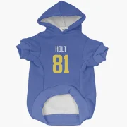 Torry Holt Los Angeles Rams  Dog & Cat Pet Hoodie - Royal