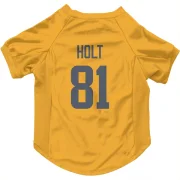 Torry Holt Los Angeles Rams  Dog & Cat Pet Jersey - Gold