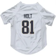 Torry Holt Los Angeles Rams  Dog & Cat Pet Jersey - White