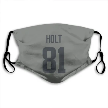 Torry Holt Los Angeles Rams  Face Mask - Gray