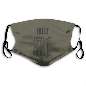 Torry Holt Los Angeles Rams  Face Mask - Olive