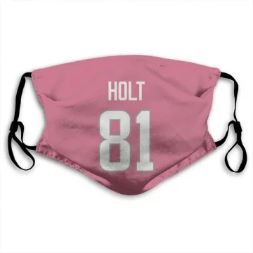 Torry Holt Los Angeles Rams  Face Mask - Pink