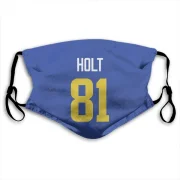 Torry Holt Los Angeles Rams  Face Mask - Royal