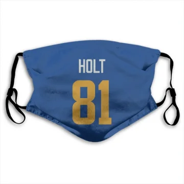 Torry Holt Los Angeles Rams Royal  Face Mask - Gold