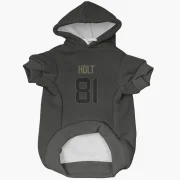 Torry Holt Los Angeles Rams  Service Dog & Cat Pet Hoodie - Black