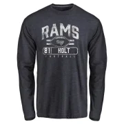 Torry Holt Men's Los Angeles Rams Flanker Long Sleeve T-Shirt - Navy