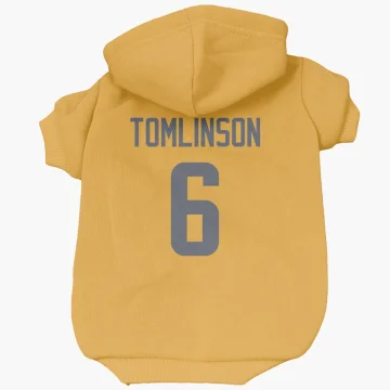 Tre Tomlinson Los Angeles Rams  Dog & Cat Pet Hoodie - Gold