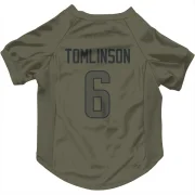 Tre Tomlinson Los Angeles Rams  Dog & Cat Pet Jersey - Olive