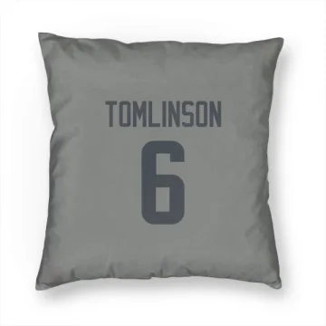 Tre Tomlinson Los Angeles Rams  Pillow Cover (18 X 18) - Gray