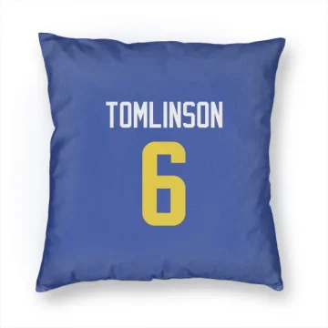 Tre Tomlinson Los Angeles Rams  Pillow Cover (18 X 18) - Royal