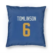 Tre Tomlinson Los Angeles Rams   Royal  Pillow Cover (18 X 18) - Gold