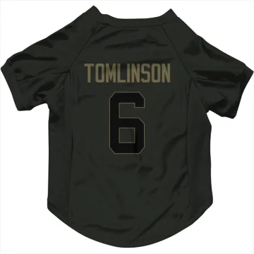 Tre Tomlinson Los Angeles Rams  Service Dog & Cat Pet Jersey - Black