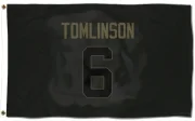 Tre Tomlinson Los Angeles Rams  Service Flag (3 X 5) - Black