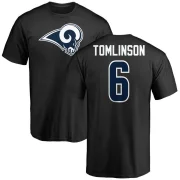 Tre Tomlinson Men's Los Angeles Rams Logo T-Shirt - Black