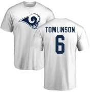 Tre Tomlinson Youth Los Angeles Rams Logo T-Shirt - White