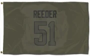 Troy Reeder Los Angeles Rams  Flag (3 X 5) - Olive