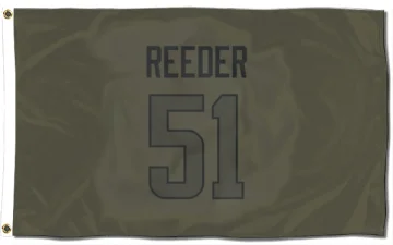 Troy Reeder Los Angeles Rams  Flag (3 X 5) - Olive