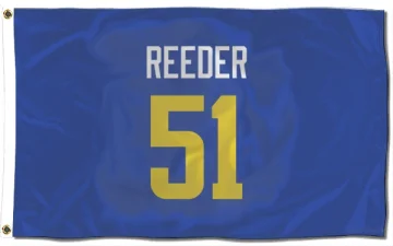 Troy Reeder Los Angeles Rams  Flag (3 X 5) - Royal