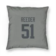 Troy Reeder Los Angeles Rams  Pillow Cover (18 X 18) - Gray