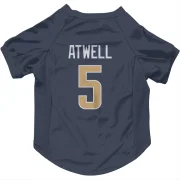 Tutu Atwell Los Angeles Rams  Dog & Cat Pet Jersey - Navy