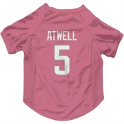 Tutu Atwell Los Angeles Rams  Dog & Cat Pet Jersey - Pink