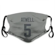 Tutu Atwell Los Angeles Rams  Face Mask - Gray