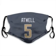 Tutu Atwell Los Angeles Rams  Face Mask - Navy