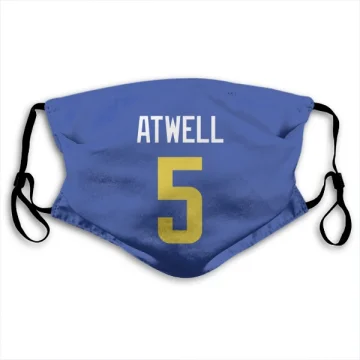 Tutu Atwell Los Angeles Rams  Face Mask - Royal