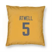 Tutu Atwell Los Angeles Rams  Pillow Cover (18 X 18) - Gold