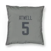 Tutu Atwell Los Angeles Rams  Pillow Cover (18 X 18) - Gray