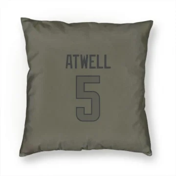 Tutu Atwell Los Angeles Rams  Pillow Cover (18 X 18) - Olive