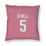 Tutu Atwell Los Angeles Rams  Pillow Cover (18 X 18) - Pink