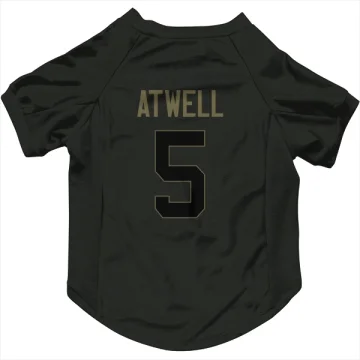 Tutu Atwell Los Angeles Rams  Service Dog & Cat Pet Jersey - Black