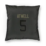 Tutu Atwell Los Angeles Rams  Service Pillow Cover (18 X 18) - Black