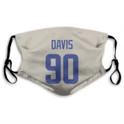 Tyler Davis Los Angeles Rams   Bone Face Mask