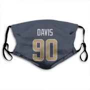 Tyler Davis Los Angeles Rams  Face Mask - Navy