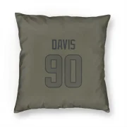 Tyler Davis Los Angeles Rams  Pillow Cover (18 X 18) - Olive