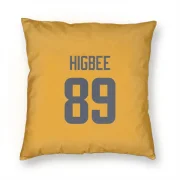 Tyler Higbee Los Angeles Rams  Pillow Cover (18 X 18) - Gold