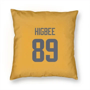 Tyler Higbee Los Angeles Rams  Pillow Cover (18 X 18) - Gold