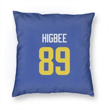 Tyler Higbee Los Angeles Rams  Pillow Cover (18 X 18) - Royal